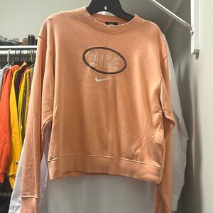Nike peach sweater
